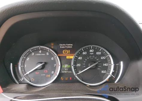 2016 Acura Tlx V6 Tech из США, поврежденный, VIN 19UUB3F53GA001990